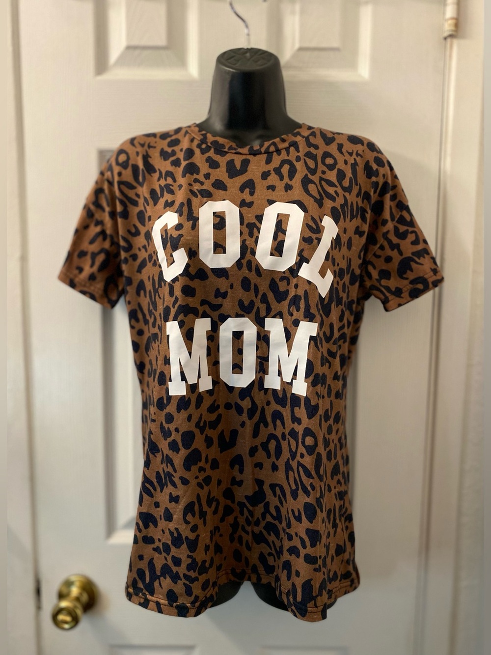 Cool Mom Leopard Print Medium Shirt